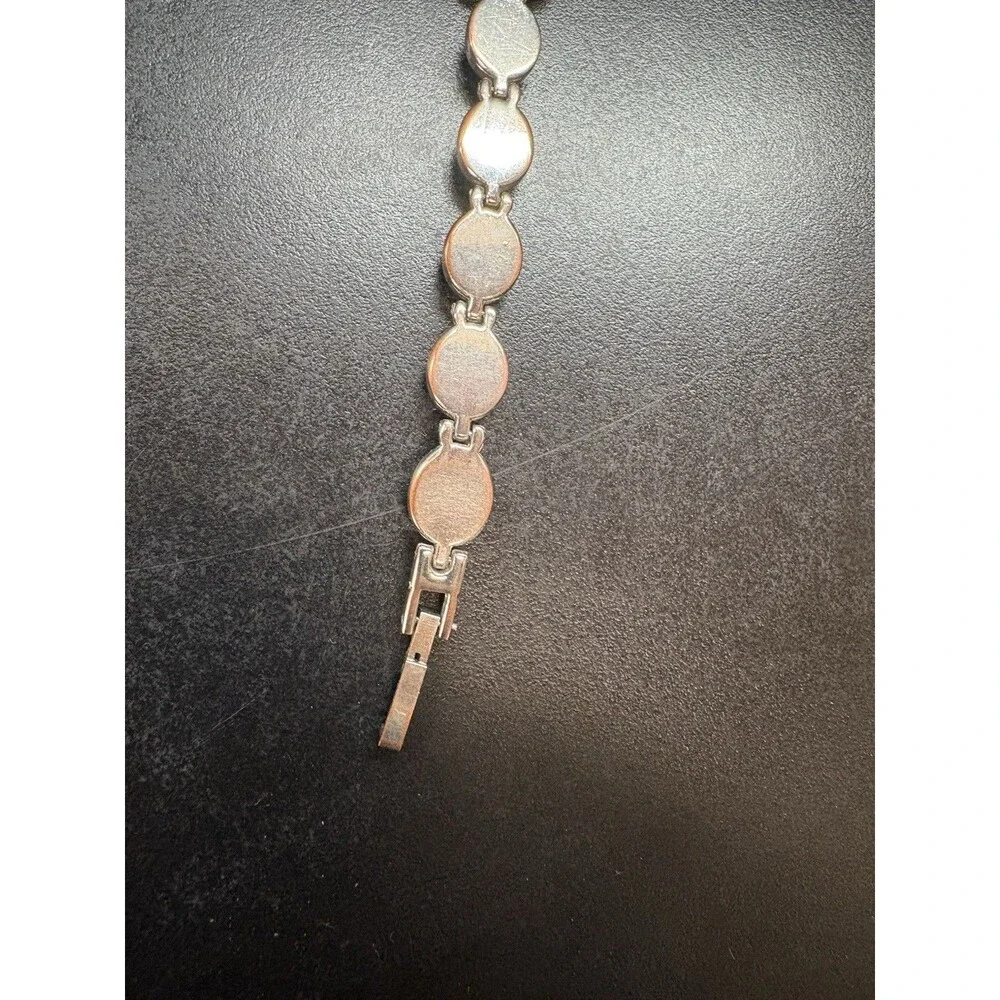 Marcel Drucker Collection Watch Silver Tone Turquoise Band